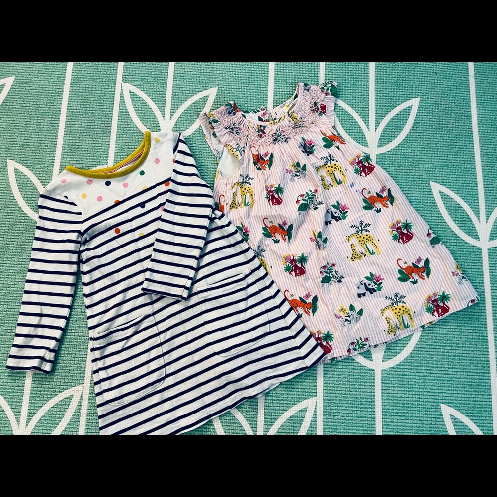 Two mini Boden dresses 3-4 years old